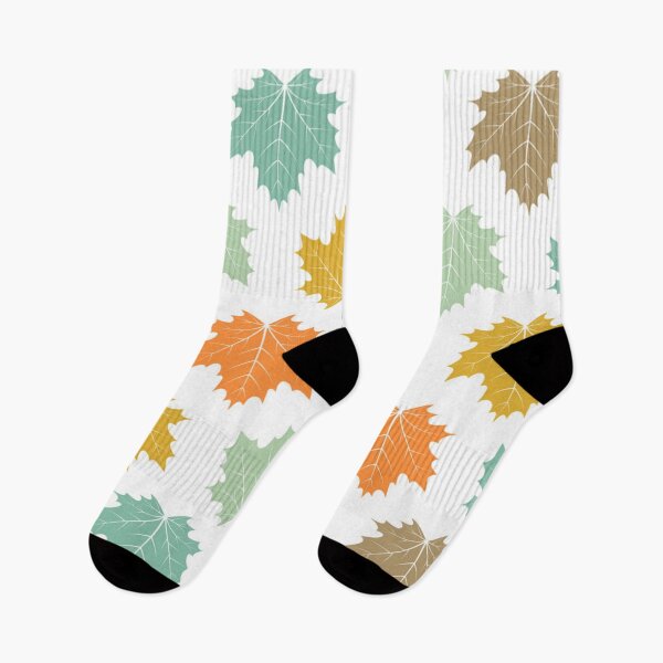 Item preview, Seamless colored maple leaves pattern designed and sold by Gurshnet68.