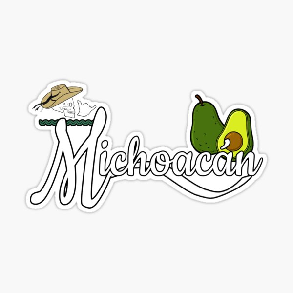Michoacán Aguacates Sticker for Sale by Bernardo Cruz