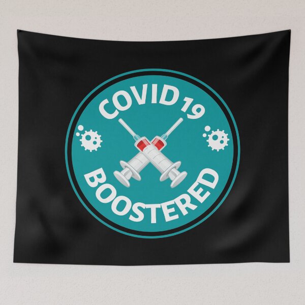 Item preview, Covid 19 Boostered - Covid 19 Vaccinated and Boostered People - Covid Vaccine and Booster designed and sold by CaitU.