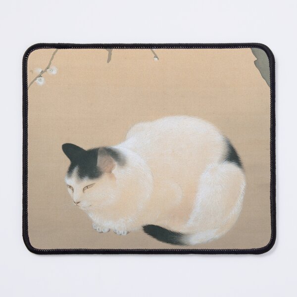 Item preview, Hishida Shunsō Cat and Plum Blossoms Japanese Traditional Minimalist Vintage art designed and sold by Ienso.