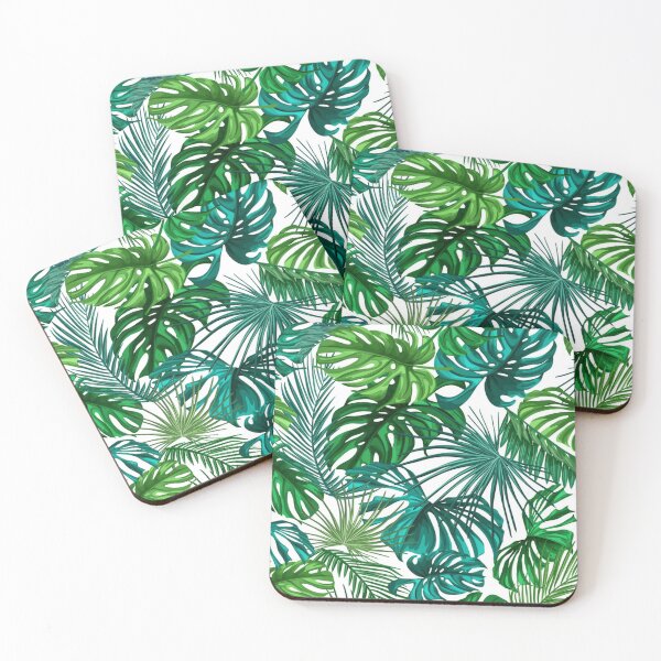 Item preview, Tropical leaves summer seamless pattern designed and sold by Gurshnet68.