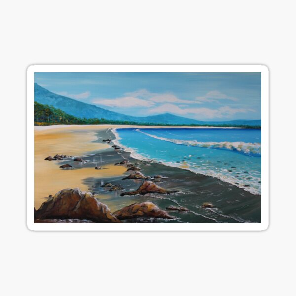 Sparkling Black Sands Sticker