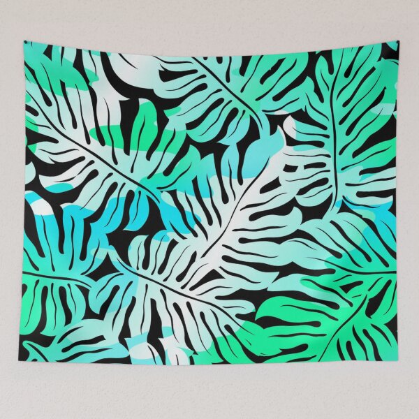 Item preview, Tropical monstera seamless pattern in colours designed and sold by Gurshnet68.