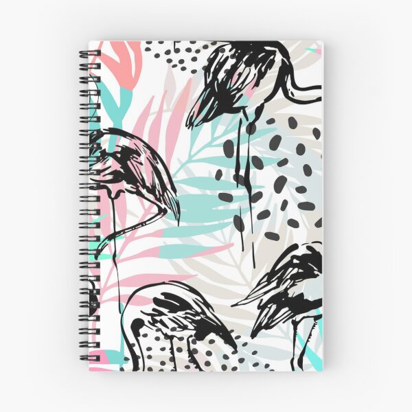 Item preview, Tropical seamless pattern with flamingos palm designed and sold by Gurshnet68.