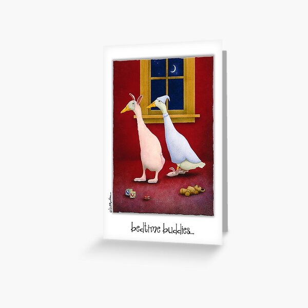 Will Bullas card / bedtime buddies... Greeting Card