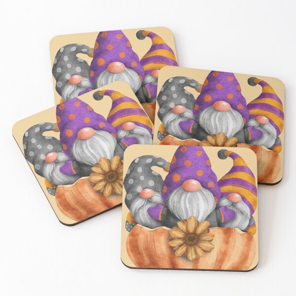 Item preview, gnomes pumpkin halloween fall  designed and sold by hobbystore0-0.