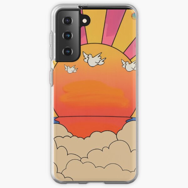 Vintage Rainbow 70s sun Tapestry Samsung Galaxy Soft Case