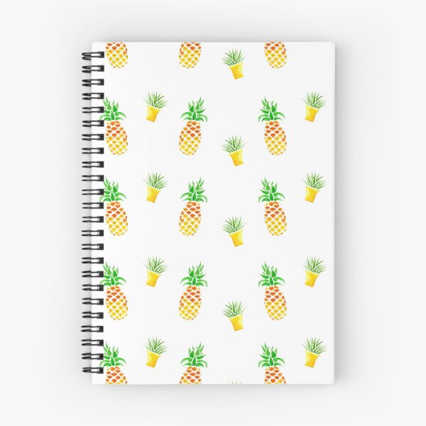 Item preview, Tropical pineapple cactus pattern designed and sold by KiwiandKit.