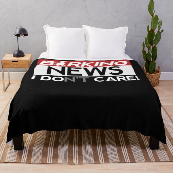 Item preview, Barking News I DOn't Care Funny Dog designed and sold by HelgaVollmer.
