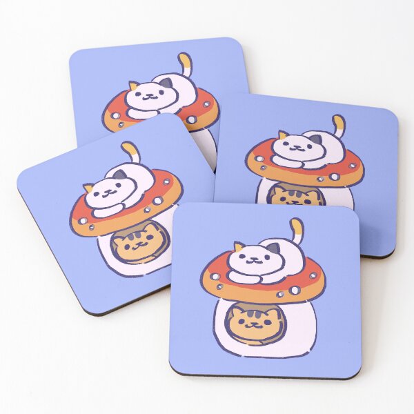 Item preview, I draw dottie and bolt with the mushroom house / neko atsume designed and sold by RansRoom.