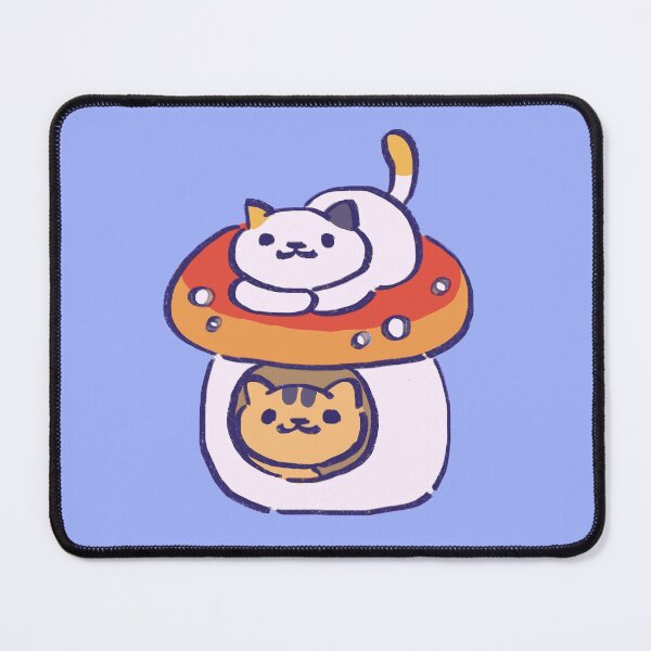 Item preview, I draw dottie and bolt with the mushroom house / neko atsume designed and sold by RansRoom.