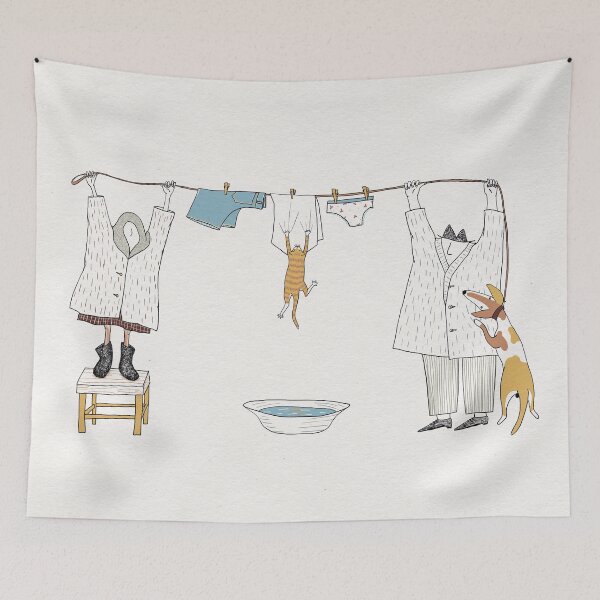 Item preview, Washing line designed and sold by dariaikuznets.