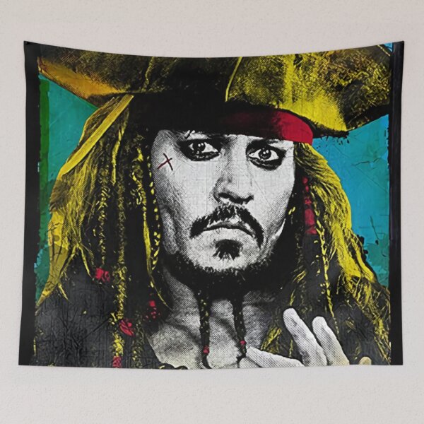 Item preview, Wallpaper Depp Illustration designed and sold by yuriyuna99.