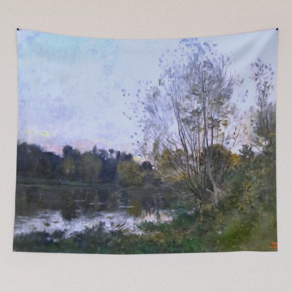 Item preview, Lake in the Woods by Charles-François Daubigny designed and sold by juvelo.