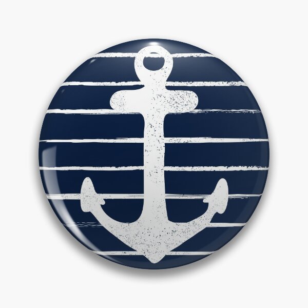 Item preview, Distressed Sailor Stripes Anchor designed and sold by D-Spot Shop.