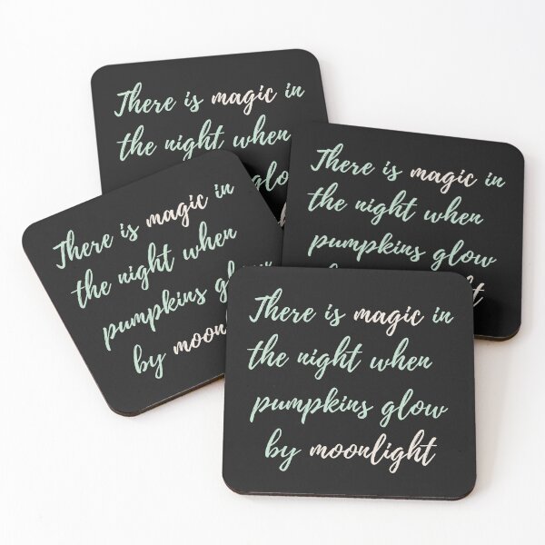 Item preview, There Is Magic In The Night When The Pumpkins Glow By Moonlight designed and sold by WeStarDust.