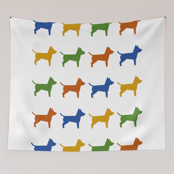 Item preview, Dogs (Coloured Pattern) designed and sold by PSheekey.