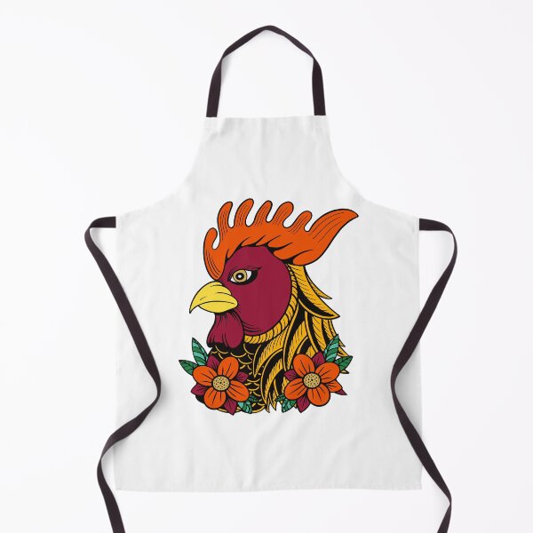 Item preview, Old School Tattoo Style Rooster designed and sold by Bugeman.