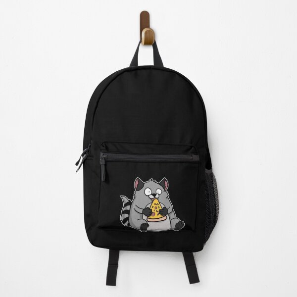 Item preview, Fat Raccoon Eating Pizza Funny Comic Style hand drawn designed and sold by Mesyo.