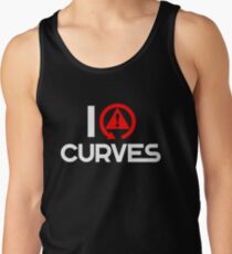 I love curves (6) Tank Top