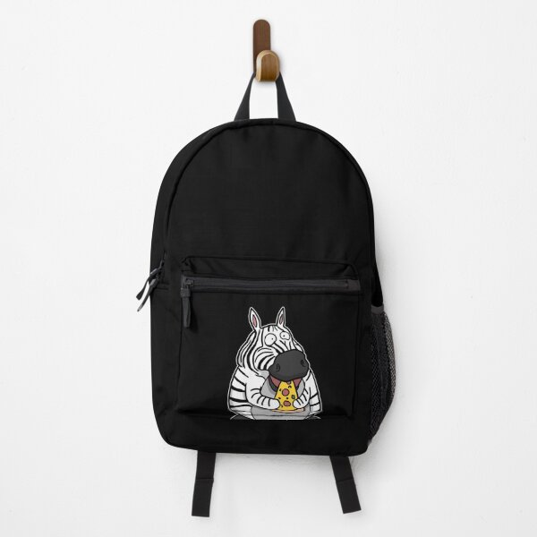 Item preview, Fat Zebra Eating Pizza Funny Comic Style hand drawn designed and sold by Mesyo.