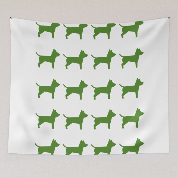 Item preview, Dogs (Green Pattern) designed and sold by PSheekey.