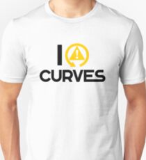 I love curves (7) Unisex T-Shirt