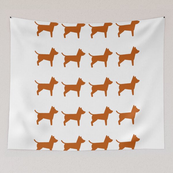Item preview, Dogs (Orange Pattern) designed and sold by PSheekey.