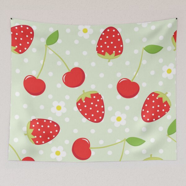 Item preview, strawberry seamless pattern designed and sold by Gurshnet68.
