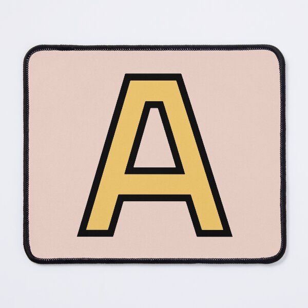 Item preview, Funky Yellow Letter A designed and sold by D-Spot Shop.