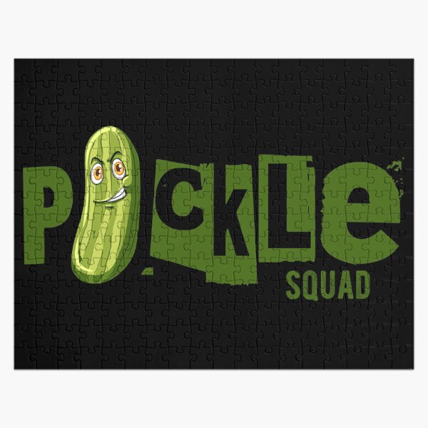 Pickle Squad Vegan Activist Jigsaw Puzzle