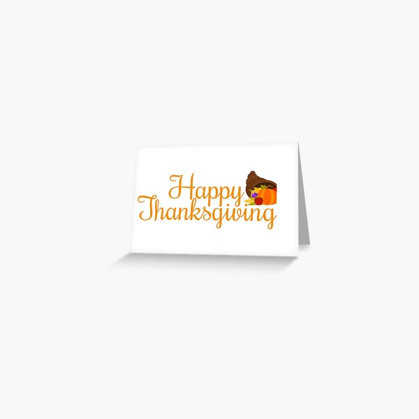 Happy Thanksgiving Greeting Card