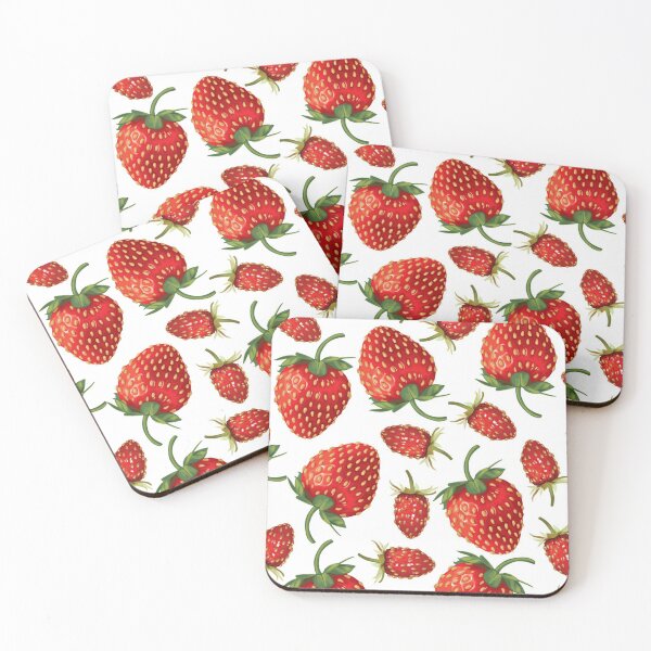 Item preview, strawberry seamless pattern designed and sold by Gurshnet68.