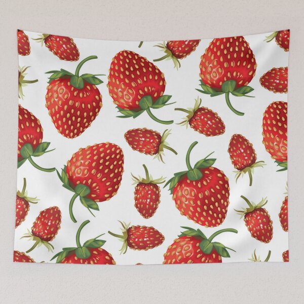 Item preview, strawberry seamless pattern designed and sold by Gurshnet68.