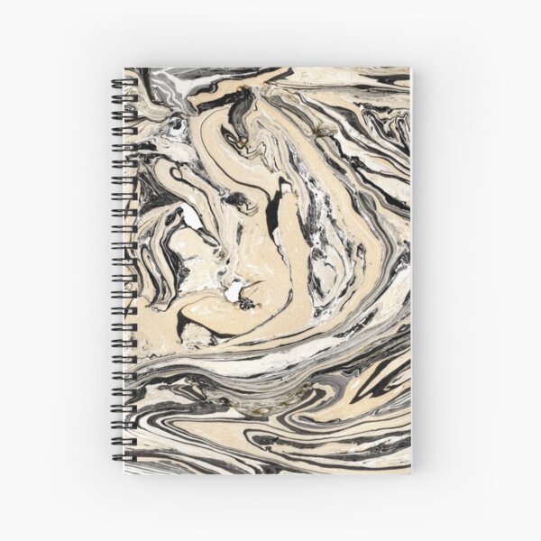 Golden marble Spiral Notebook