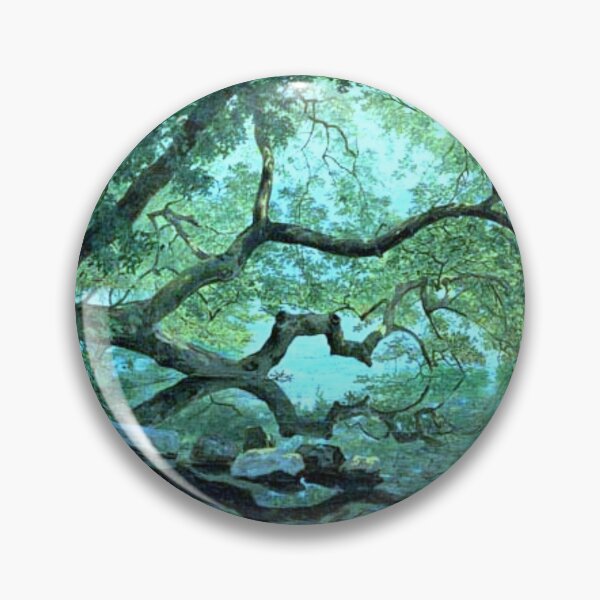 Item preview, An Ilex tree on Lake Albano by John Frederick Kensett designed and sold by juvelo.