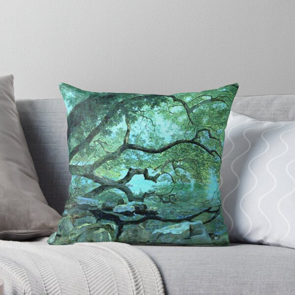 Item preview, An Ilex tree on Lake Albano by John Frederick Kensett designed and sold by juvelo.