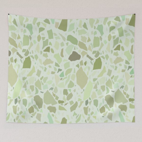 Item preview, Green Earth Tones Terrazzo  designed and sold by thesnowwhyte.