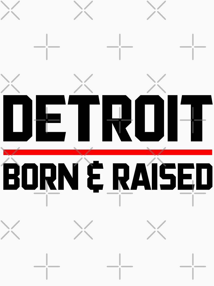 Detroit Lions Born X Raised Unisex T-shirt - Shibtee Clothing