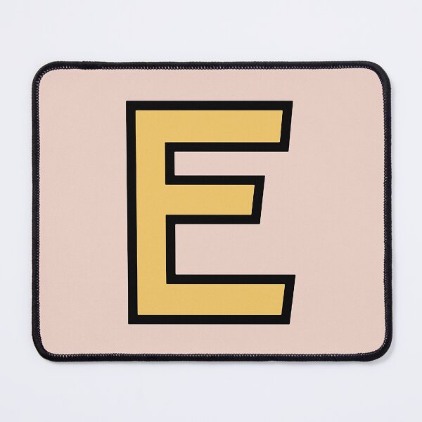 Item preview, Funky Yellow Letter E designed and sold by D-Spot Shop.