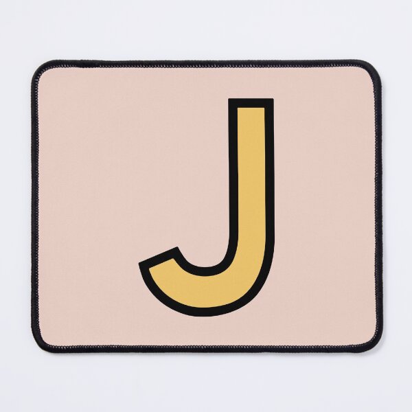 Item preview, Funky Yellow Letter J designed and sold by D-Spot Shop.