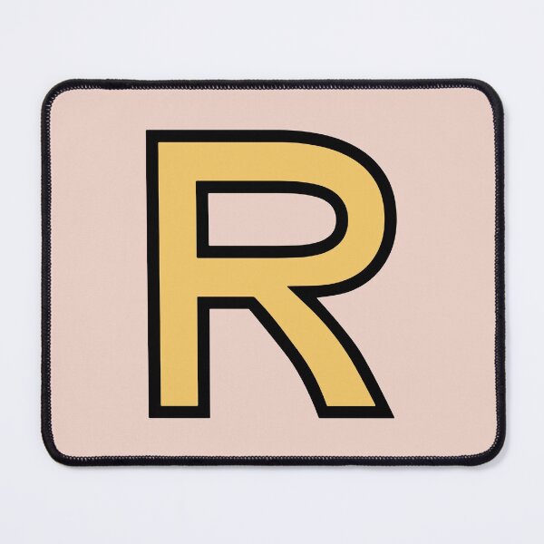 Item preview, Funky Yellow Letter R designed and sold by D-Spot Shop.