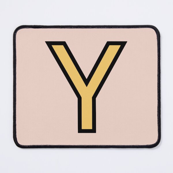 Item preview, Funky Yellow Letter Y designed and sold by D-Spot Shop.