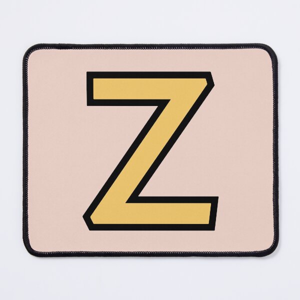 Item preview, Funky Yellow Letter Z designed and sold by D-Spot Shop.