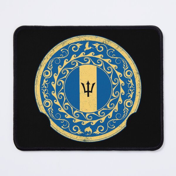 Item preview, Barbados flag designed and sold by NicGrayGraphic.