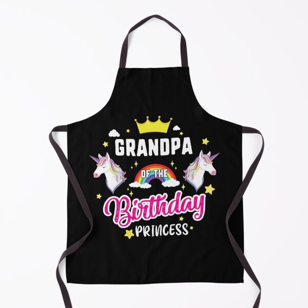 Item preview, Grandpa of the Birthday Princess, Funny Unicorn Lovers Birthday Gift designed and sold by JUSTBEELEGANT.