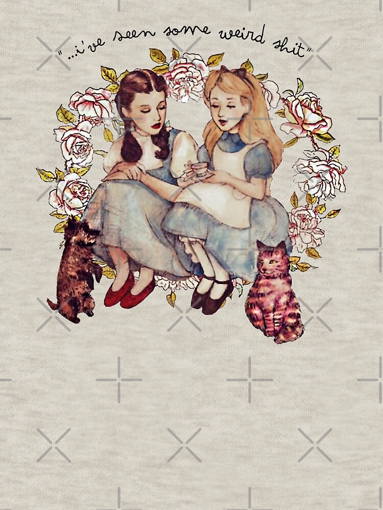 Thumbnail 7 von 7, Classic T-Shirt, Alice und Dorothy Love haben einige seltsame Alice Wonderland Vintage gesehen designt und verkauft von ShareeNunez.
