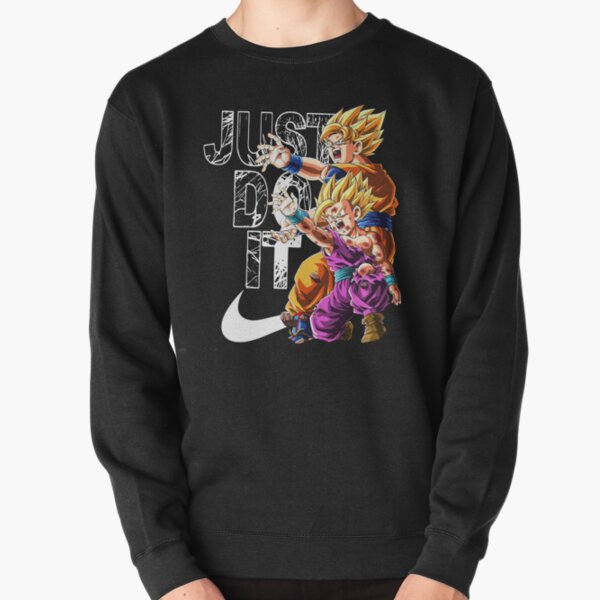 Dragonball Z Goku And Gohan Kamehameha Just Do It Pullover Sweatshirt