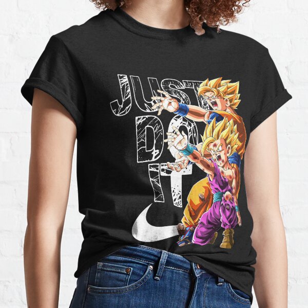 Dragonball Z Goku And Gohan Kamehameha Just Do It Classic T-Shirt
