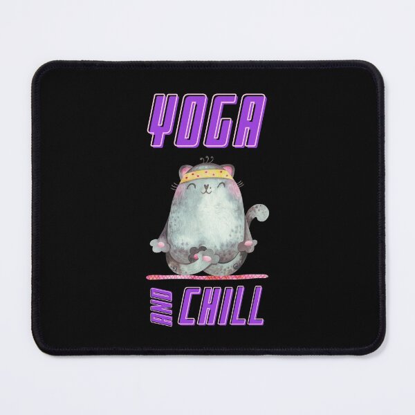 Item preview, Yoga And Meditation Practice, Yoga Cat designed and sold by stickmeok.